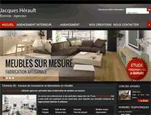 Tablet Screenshot of jh-ebeniste-agenceur.com